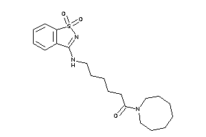 1-(azocan-1-yl)-6-[(1,1-diketo-1,2-benzothiazol-3-yl)amino]hexan-1-one