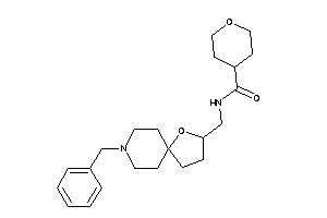 N-[(8-benzyl-4-oxa-8-azaspiro[4.5]decan-3-yl)methyl]tetrahydropyran-4-carboxamide