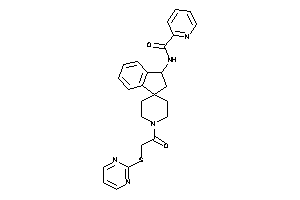 N-[1'-[2-(2-pyrimidylthio)acetyl]spiro[indane-3,4'-piperidine]-1-yl]picolinamide