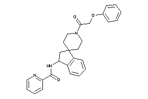 N-[1'-(2-phenoxyacetyl)spiro[indane-3,4'-piperidine]-1-yl]picolinamide