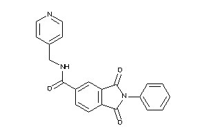 1,3-diketo-2-phenyl-N-(4-pyridylmethyl)isoindoline-5-carboxamide