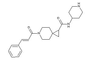 6-cinnamoyl-N-(4-piperidyl)-6-azaspiro[2.5]octane-2-carboxamide