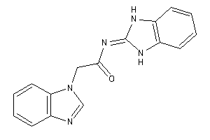 2-(benzimidazol-1-yl)-N-(1,3-dihydrobenzimidazol-2-ylidene)acetamide