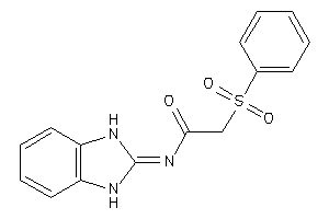 2-besyl-N-(1,3-dihydrobenzimidazol-2-ylidene)acetamide