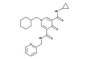 1-(cyclohexylmethyl)-N-cyclopropyl-4-keto-N'-(2-pyridylmethyl)dinicotinamide