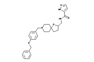 Image of N-[[8-(4-benzoxybenzyl)-4-oxa-8-azaspiro[4.5]decan-3-yl]methyl]-1H-pyrazole-5-carboxamide