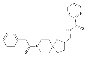 N-[[8-(2-phenylacetyl)-1-oxa-8-azaspiro[4.5]decan-2-yl]methyl]picolinamide