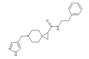 N-phenethyl-6-(1H-pyrazol-4-ylmethyl)-6-azaspiro[2.5]octane-2-carboxamide