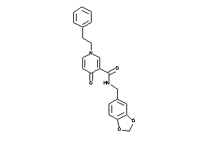 4-keto-1-phenethyl-N-piperonyl-nicotinamide