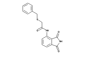 2-(benzylthio)-N-(1,3-diketoisoindolin-4-yl)acetamide