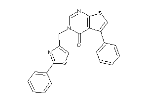 5-phenyl-3-[(2-phenylthiazol-4-yl)methyl]thieno[2,3-d]pyrimidin-4-one