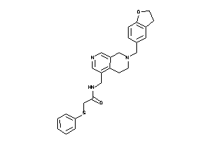 N-[[7-(coumaran-5-ylmethyl)-6,8-dihydro-5H-2,7-naphthyridin-4-yl]methyl]-2-(phenylthio)acetamide