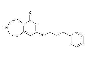 Image of 9-(3-phenylpropoxy)-2,3,4,5-tetrahydro-1H-pyrido[2,1-g][1,4]diazepin-7-one