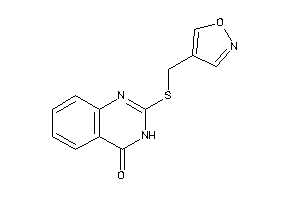 2-(isoxazol-4-ylmethylthio)-3H-quinazolin-4-one