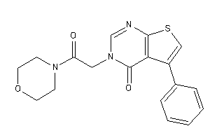 3-(2-keto-2-morpholino-ethyl)-5-phenyl-thieno[2,3-d]pyrimidin-4-one