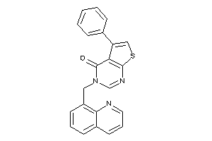 5-phenyl-3-(8-quinolylmethyl)thieno[2,3-d]pyrimidin-4-one