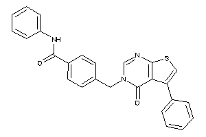 Image of 4-[(4-keto-5-phenyl-thieno[2,3-d]pyrimidin-3-yl)methyl]-N-phenyl-benzamide