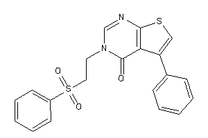 3-(2-besylethyl)-5-phenyl-thieno[2,3-d]pyrimidin-4-one