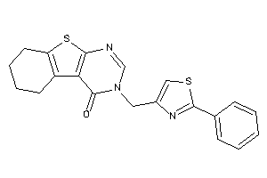 Image of 3-[(2-phenylthiazol-4-yl)methyl]-5,6,7,8-tetrahydrobenzothiopheno[2,3-d]pyrimidin-4-one