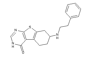 7-(phenethylamino)-5,6,7,8-tetrahydro-3H-benzothiopheno[2,3-d]pyrimidin-4-one