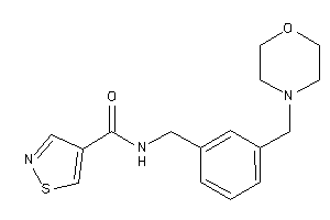 N-[3-(morpholinomethyl)benzyl]isothiazole-4-carboxamide