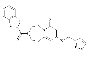 3-(coumaran-2-carbonyl)-9-(3-thenyloxy)-1,2,4,5-tetrahydropyrido[2,1-g][1,4]diazepin-7-one