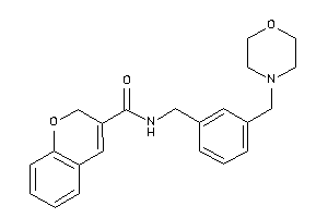 N-[3-(morpholinomethyl)benzyl]-2H-chromene-3-carboxamide