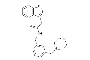 2-indoxazen-3-yl-N-[3-(morpholinomethyl)benzyl]acetamide