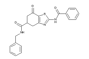 2-benzamido-N-benzyl-7-keto-5,6-dihydro-4H-1,3-benzothiazole-5-carboxamide