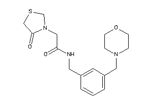 2-(4-ketothiazolidin-3-yl)-N-[3-(morpholinomethyl)benzyl]acetamide