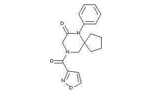 7-(isoxazole-3-carbonyl)-10-phenyl-7,10-diazaspiro[4.5]decan-9-one