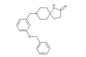 8-(3-benzoxybenzyl)-4,8-diazaspiro[4.5]decan-3-one