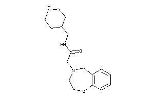 2-(3,5-dihydro-2H-1,4-benzoxazepin-4-yl)-N-(4-piperidylmethyl)acetamide