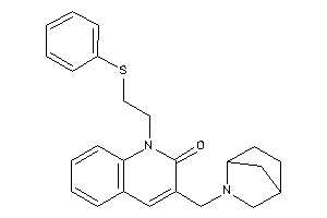 3-(5-azabicyclo[2.2.1]heptan-5-ylmethyl)-1-[2-(phenylthio)ethyl]carbostyril