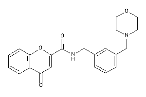 4-keto-N-[3-(morpholinomethyl)benzyl]chromene-2-carboxamide