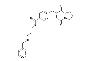 N-[3-(benzylamino)propyl]-4-[(1,4-diketo-6,7,8,8a-tetrahydro-3H-pyrrolo[1,2-a]pyrazin-2-yl)methyl]benzamide
