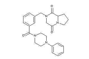2-[3-(4-phenylpiperazine-1-carbonyl)benzyl]-6,7,8,8a-tetrahydro-3H-pyrrolo[1,2-a]pyrazine-1,4-quinone
