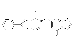 3-[(5-ketothiazolo[3,2-a]pyrimidin-7-yl)methyl]-6-phenyl-thieno[2,3-d]pyrimidin-4-one