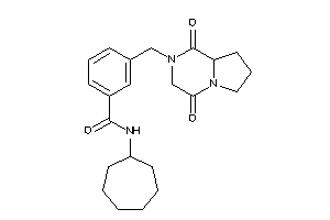 N-cycloheptyl-3-[(1,4-diketo-6,7,8,8a-tetrahydro-3H-pyrrolo[1,2-a]pyrazin-2-yl)methyl]benzamide