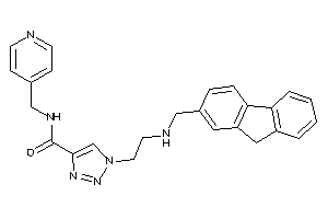 1-[2-(9H-fluoren-2-ylmethylamino)ethyl]-N-(4-pyridylmethyl)triazole-4-carboxamide