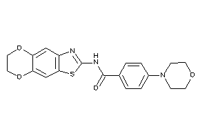 Image of N-(6,7-dihydro-[1,4]dioxino[2,3-f][1,3]benzothiazol-2-yl)-4-morpholino-benzamide