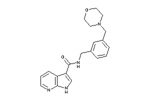 N-[3-(morpholinomethyl)benzyl]-1H-pyrrolo[2,3-b]pyridine-3-carboxamide