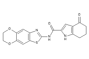 N-(6,7-dihydro-[1,4]dioxino[2,3-f][1,3]benzothiazol-2-yl)-4-keto-1,5,6,7-tetrahydroindole-2-carboxamide