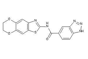 N-(6,7-dihydro-[1,4]dioxino[2,3-f][1,3]benzothiazol-2-yl)-1H-benzotriazole-5-carboxamide