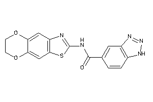 Image of N-(6,7-dihydro-[1,4]dioxino[2,3-f][1,3]benzothiazol-2-yl)-1H-benzotriazole-5-carboxamide