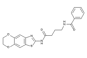 N-[4-(6,7-dihydro-[1,4]dioxino[2,3-f][1,3]benzothiazol-2-ylamino)-4-keto-butyl]benzamide
