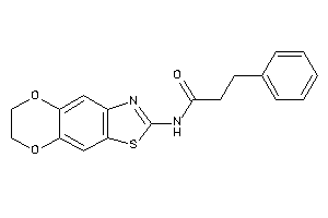 N-(6,7-dihydro-[1,4]dioxino[2,3-f][1,3]benzothiazol-2-yl)-3-phenyl-propionamide