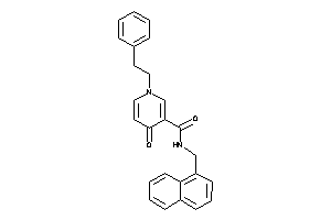 4-keto-N-(1-naphthylmethyl)-1-phenethyl-nicotinamide