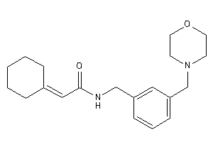 2-cyclohexylidene-N-[3-(morpholinomethyl)benzyl]acetamide