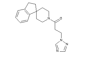1-spiro[indane-1,4'-piperidine]-1'-yl-3-(1,2,4-triazol-1-yl)propan-1-one